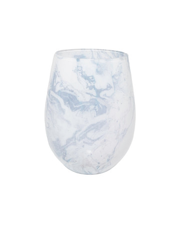 Renee Jar   White Marble 