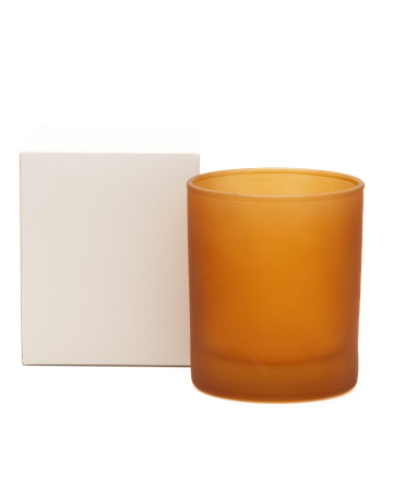 Large Classic Tumbler : Frosted Amber (30cl, WITH GIFT BOX) 