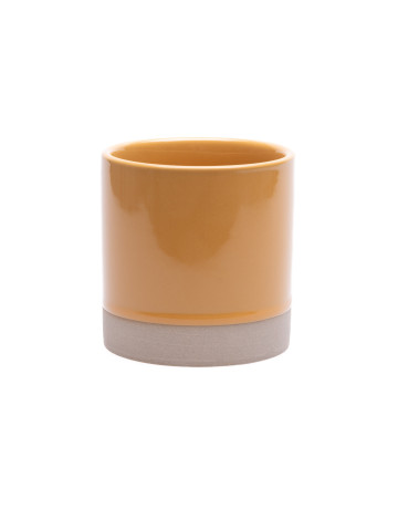 Small Glazed Ceramic : Mustard 