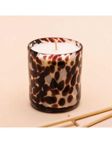 20cl Pattern Candles : Private Label-Red Wine Print