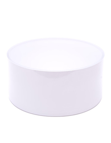 Large Candle Bowl : Gloss White 