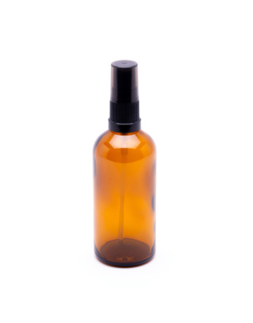 100ml Glass Spray Bottle : Amber
