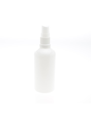 100ml Glass Spray Bottle : Gloss White