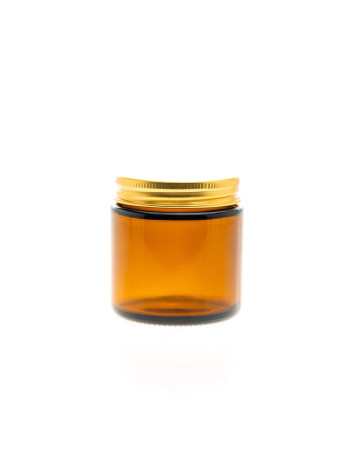 120ML Apothecary Jar -Gold Lid