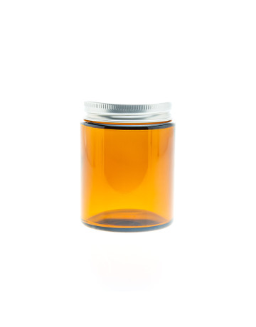 180ML: Apothecary jar-Silver Lid