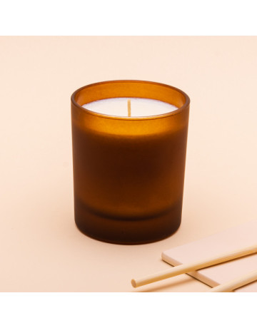 30cl Candles : Private Label -Amber Frosted
