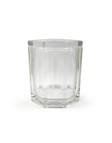 Octagonal Jar - Clear