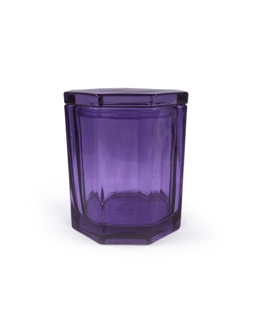 Octagonal Jar - Purple