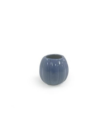 VN Mini Glazed Pumpkin Pot : Blue