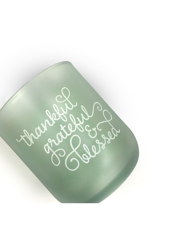 Thankful, Grateful, Blessed Mini Jar