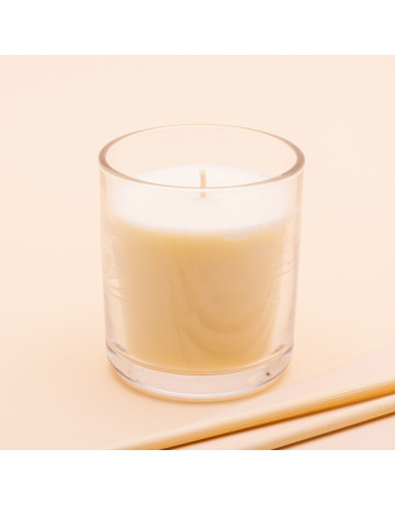 40cl Candles : Private Label -Clear