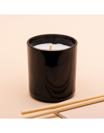 40cl Candles : Private Label -Gloss Black 