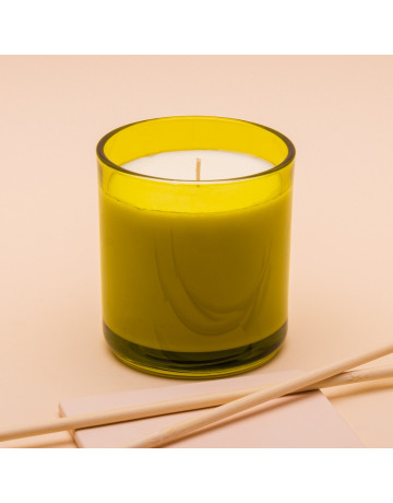 40cl Candles : Private Label -Green