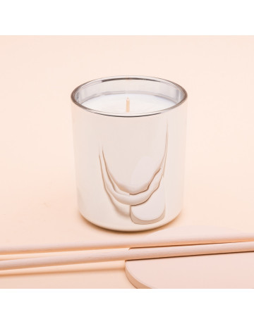 40cl Candles : Private Label -Silver