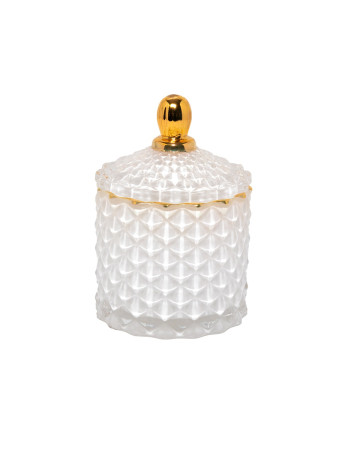 Baby Geo (100ml) : Royal White with Gold Trim