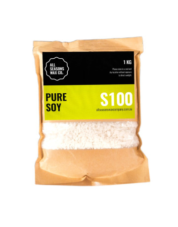 S100 Pure Soy Wax : 1KG