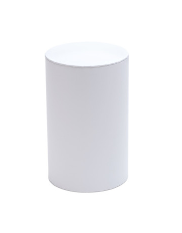 Large Cylinder Box : White