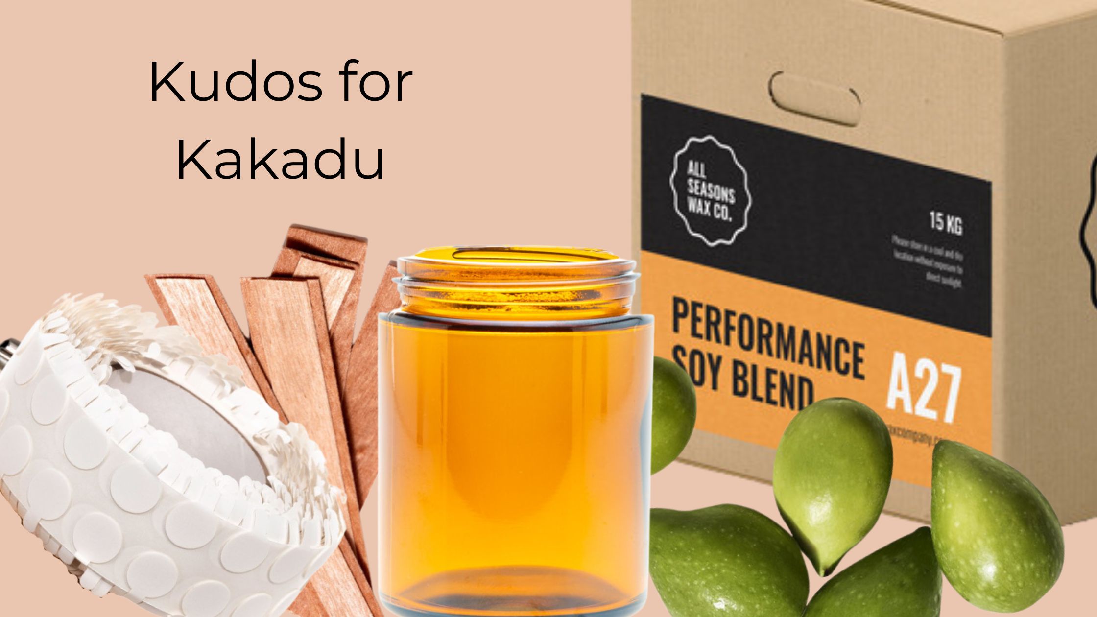 Ingredients for 'Kudos for Kakadu' candle